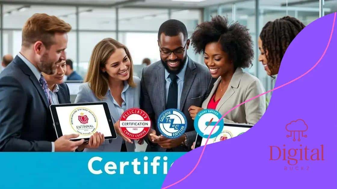 Job market trends favoring certifications