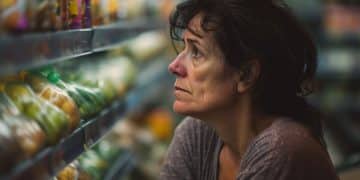 old Woman worried with SNAP benefit reductions May 2025