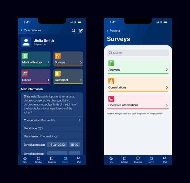 A smartphone displaying a survey app interface with various options and questions. The interface is clean and modern, with a progress bar indicating survey completion
