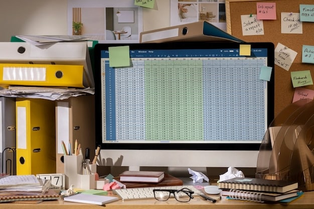A spreadsheet showing the cost breakdown of a home office setup, including items like a desk, chair, monitor, and accessories.