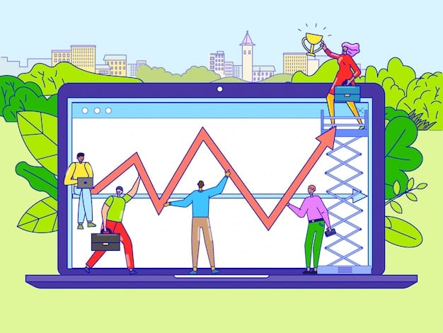 A graph showing the correlation between employee satisfaction and productivity in remote work environments. The graph indicates a positive trend.