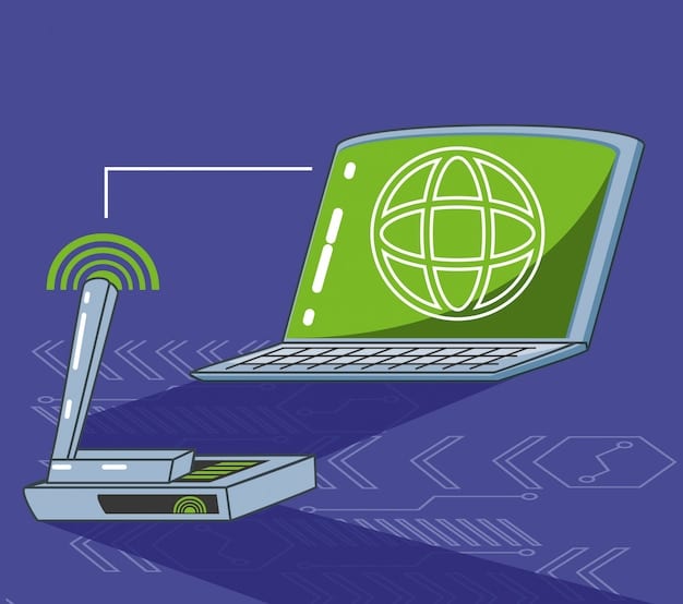 A visual representation of a remote worker using a laptop with a virtual private network (VPN) icon, illustrating the secure connection to the company network.