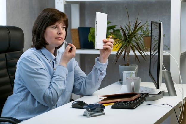 A frustrated remote worker sitting at their desk, surrounded by multiple devices displaying messages and notifications. The lighting is dim, and the worker appears overwhelmed, indicating the stress of communication breakdown