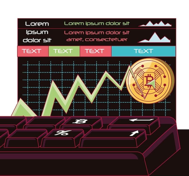 A visually appealing chart comparing interest rates on various crypto platforms for different cryptocurrencies in 2025.