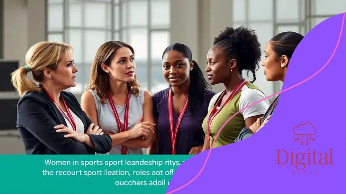 Challenges faced by women in sports leadership
