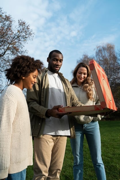 A diverse group of people happily unboxing subscription boxes, each tailored to their specific interests, illustrating the importance of niche targeting and customer satisfaction.