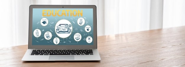 A laptop displaying an online course platform with a variety of educational resources, highlighting the concept of selling digital products.