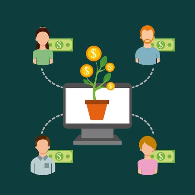 A graphic representation of various online income streams converging into a central hub, symbolizing the diversified approach to earning in 'The Future of Online Income: Exploring Emerging Trends and Technologies'. The image includes icons representing freelance work, e-commerce, content creation, and investment, all linked to the central hub.