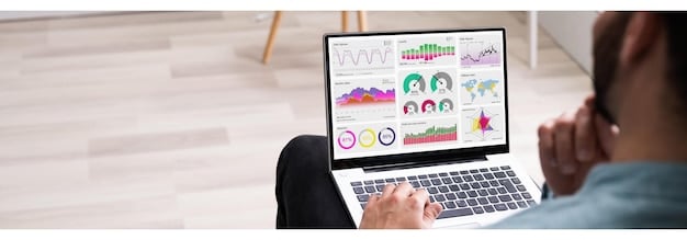A close-up of a laptop screen showing a dashboard with various online advertising metrics - clicks, impressions, conversion rates - and a graph trending upward, symbolizing passive income generation.