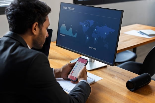 A visual representation of a fintech platform dashboard, showing a US business tracking its cross-border payments in real-time, with detailed analytics and cost breakdowns. The image highlights the increased transparency and control offered by fintech in How are Fintech Innovations Streamlining Cross-Border Payments for US Businesses?