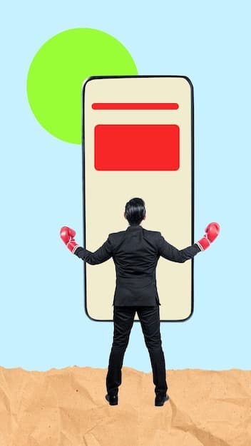 A conceptual graphic showing a person casting a vote on a smartphone with a blockchain network visible in the background. The smartphone screen displays a ballot, and the blockchain symbolizes the secure and transparent recording of the vote. The image illustrates the convenience and security of blockchain voting systems.
