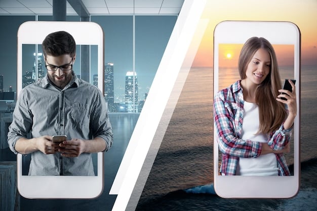 A split-screen image showcasing two different versions of a social media ad creative, with one version having a clear and concise headline and the other with a cluttered and lengthy headline. The goal is to visually demonstrate the impact of headline optimization on ad effectiveness.