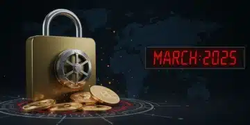 Digital Asset Security: U.S. Investor Steps Before March 2025 Digital vault securing cryptocurrencies for U.S. investors before March 2025 deadline