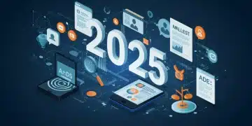 Illustration of FTC regulations impacting digital advertising in 2025, showing compliance and data security.