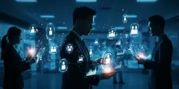 Advanced machine learning algorithms transforming US enterprises in 2025, with data networks