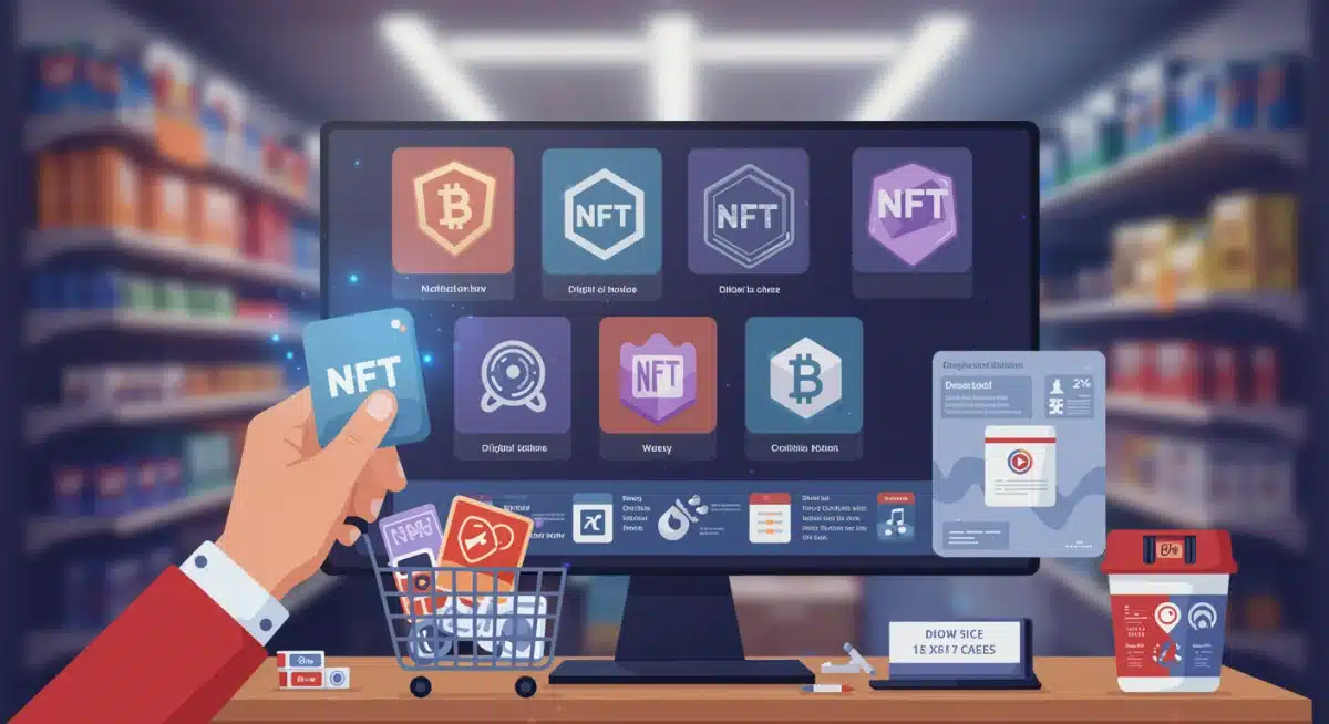 NFT integration in retail: digital collectibles and ownership for consumers.