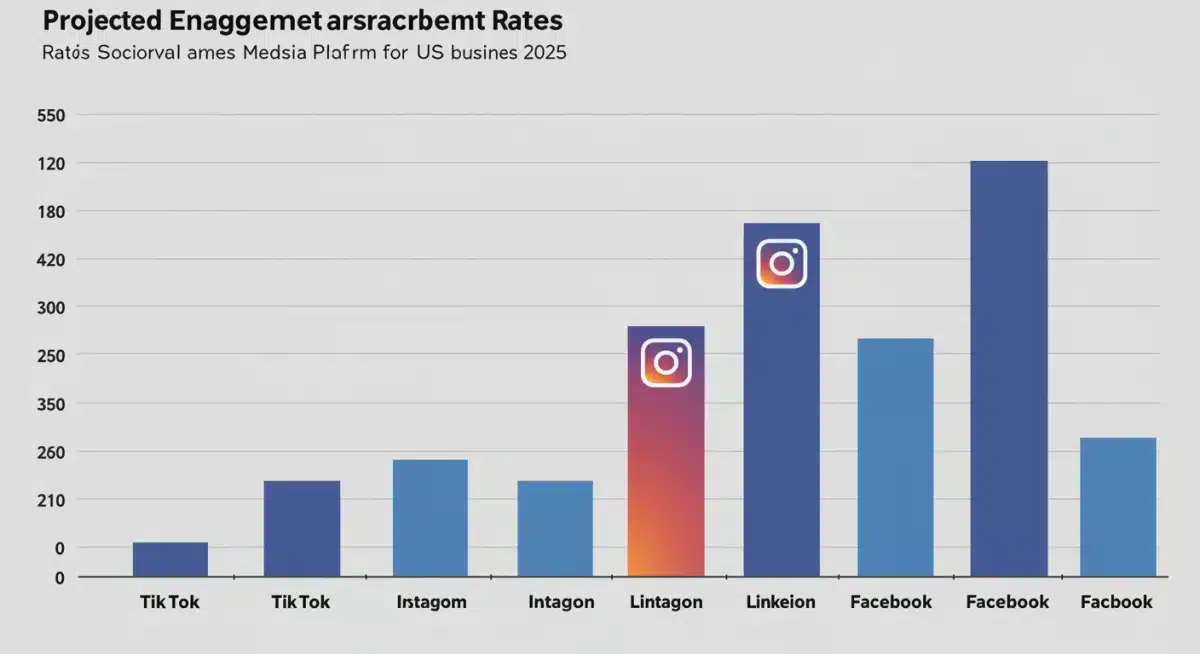 Projected Social Media Engagement Rates US Businesses 2025