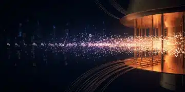 Quantum Computing's US Economic Impact on Digital Infrastructure by 2030 Futuristic quantum computing network impacting US digital infrastructure