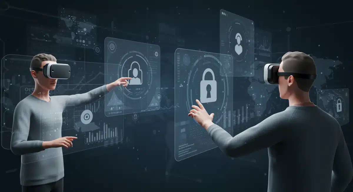 Avatars with data privacy overlays in a metaverse environment