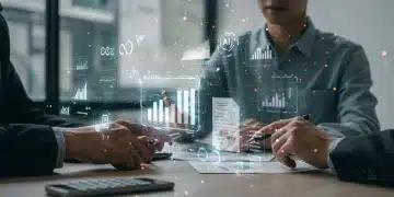 AI-powered compliance dashboard showing reduced audit risks for U.S. businesses.