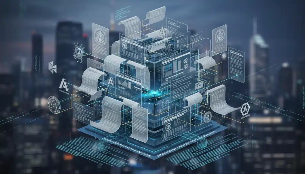 Complex regulatory framework for ethical AI development in the U.S. impacting project managers.